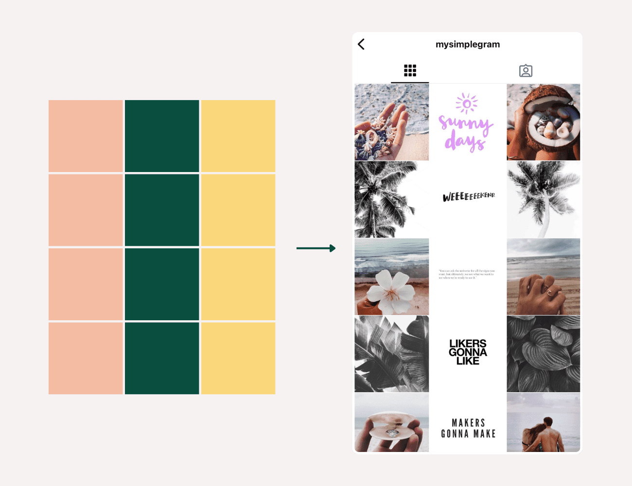 Exemples Pour Cr Er Un Feed Instagram Harmonieux