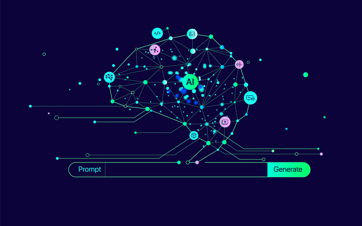Illustration de Qu’est-ce que l’IA générative ?